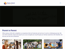 Tablet Screenshot of parent2parent.org.nz